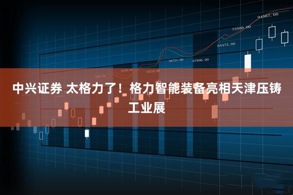 中兴证券 太格力了！格力智能装备亮相天津压铸工业展