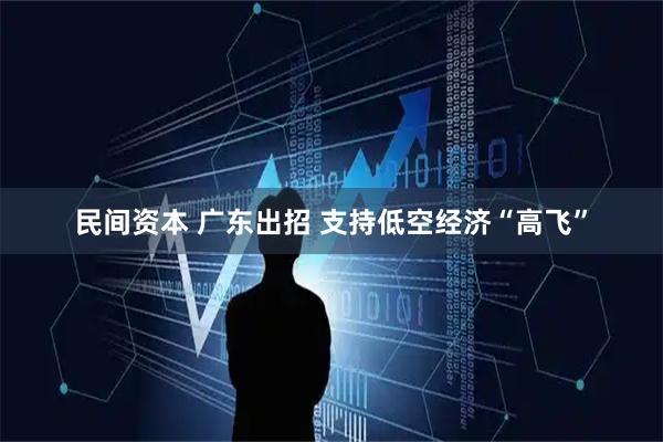 民间资本 广东出招 支持低空经济“高飞”
